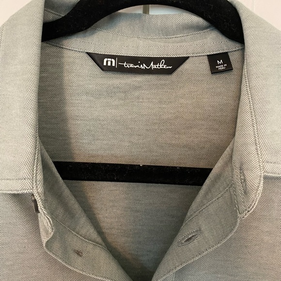 Travis Matthew Polo, greenish gray in color, size medium - Picture 4 of 4